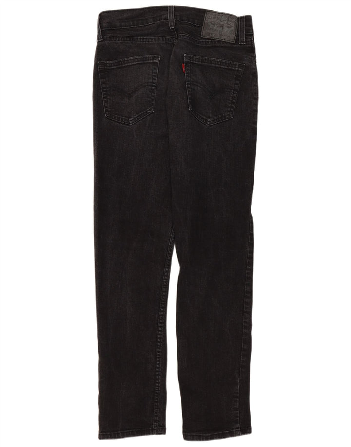 Levi's Herre 511 Slim Jeans W28 L30 Sort Bomuld