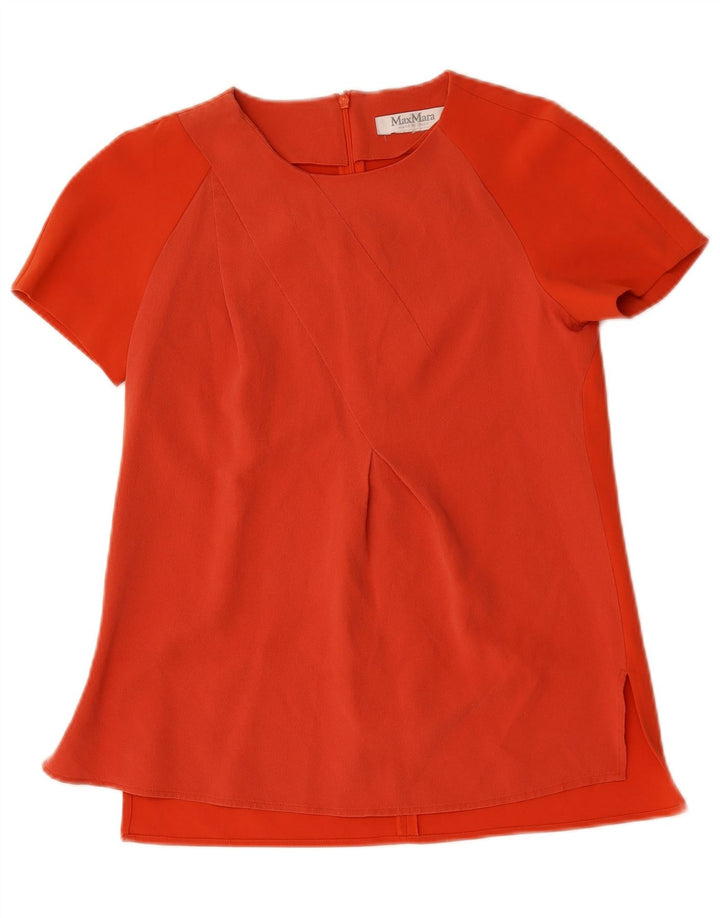 MAX MARA Damebluse Top UK 12 Medium Rød