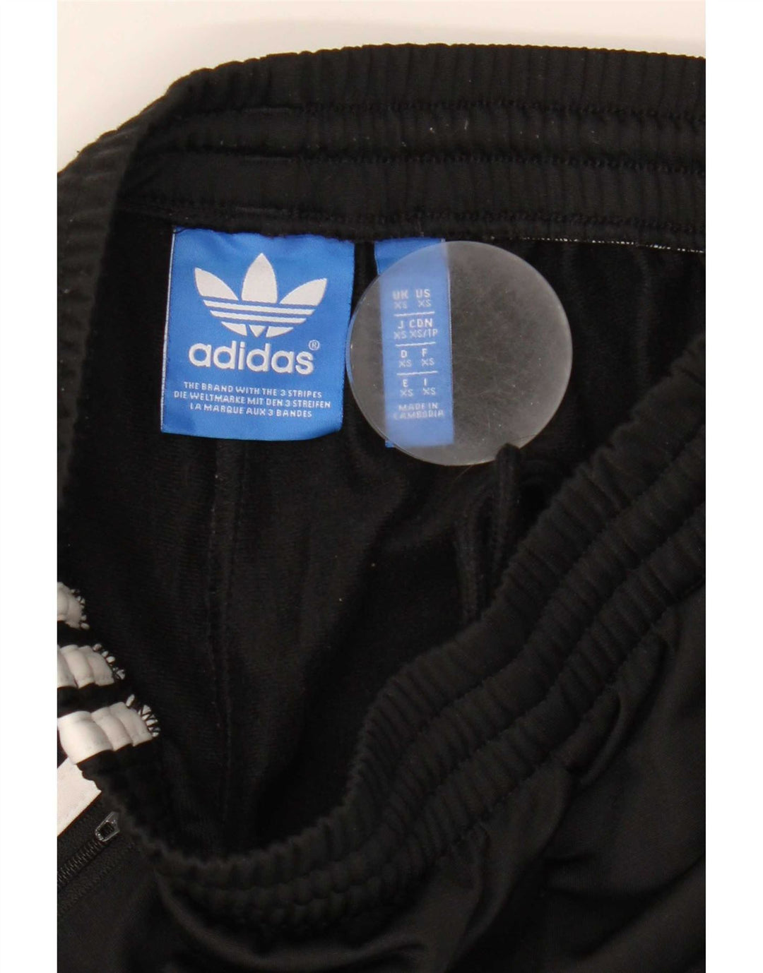 Adidas Træningsdragtsbukser til kvinder UK 4 XS Sort Polyester