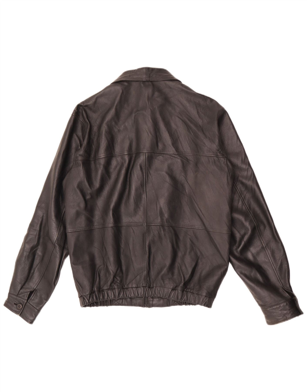 Scout Herre Læderjakke UK 38 Medium Sort Læder