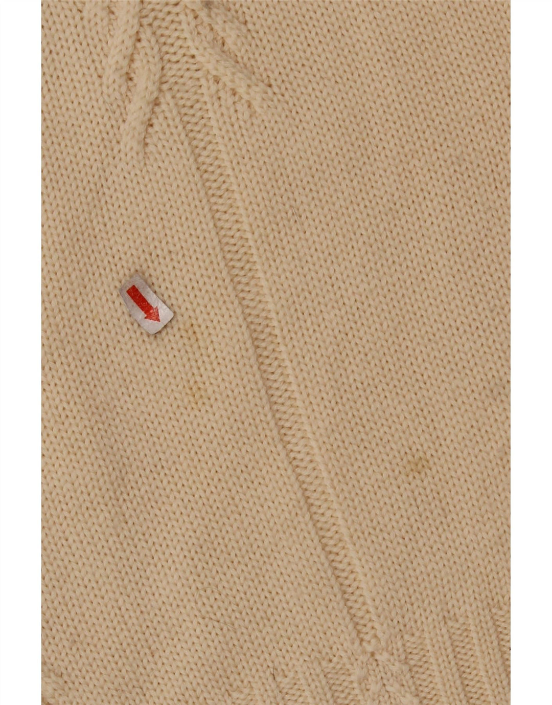 FRANCESCA Dame Rullehals sweater UK 16 Stor Beige Ny Uld