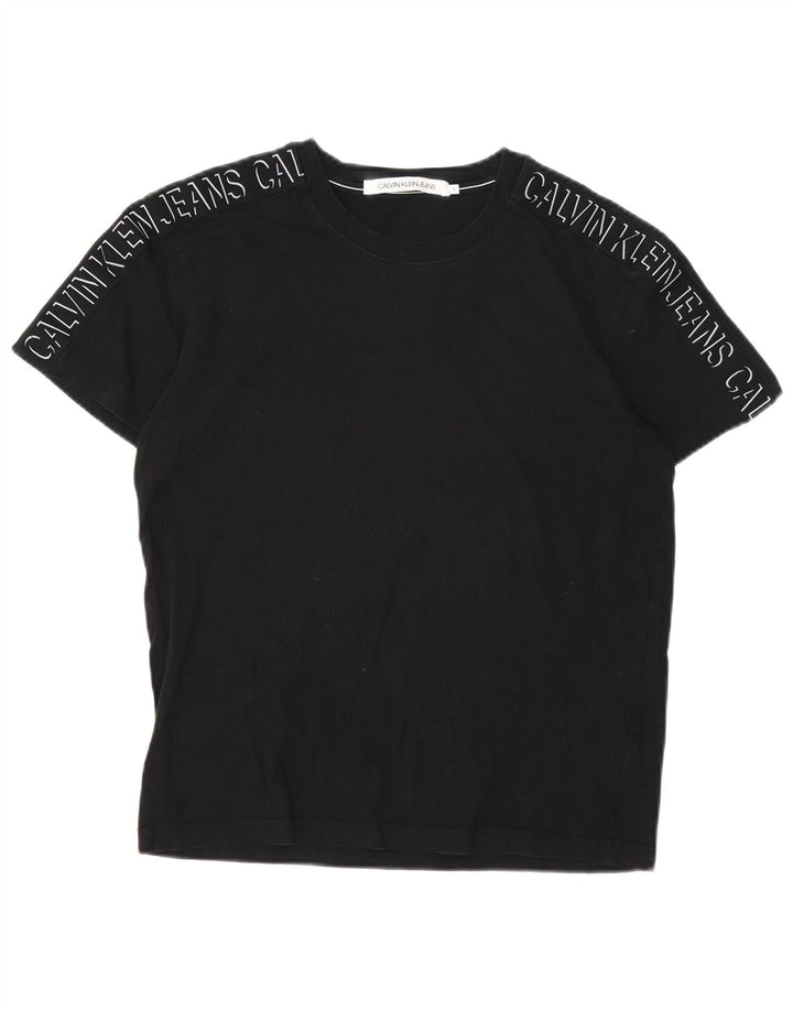 Calvin Klein Jeans Herre grafisk T-shirt Top Lille Sort