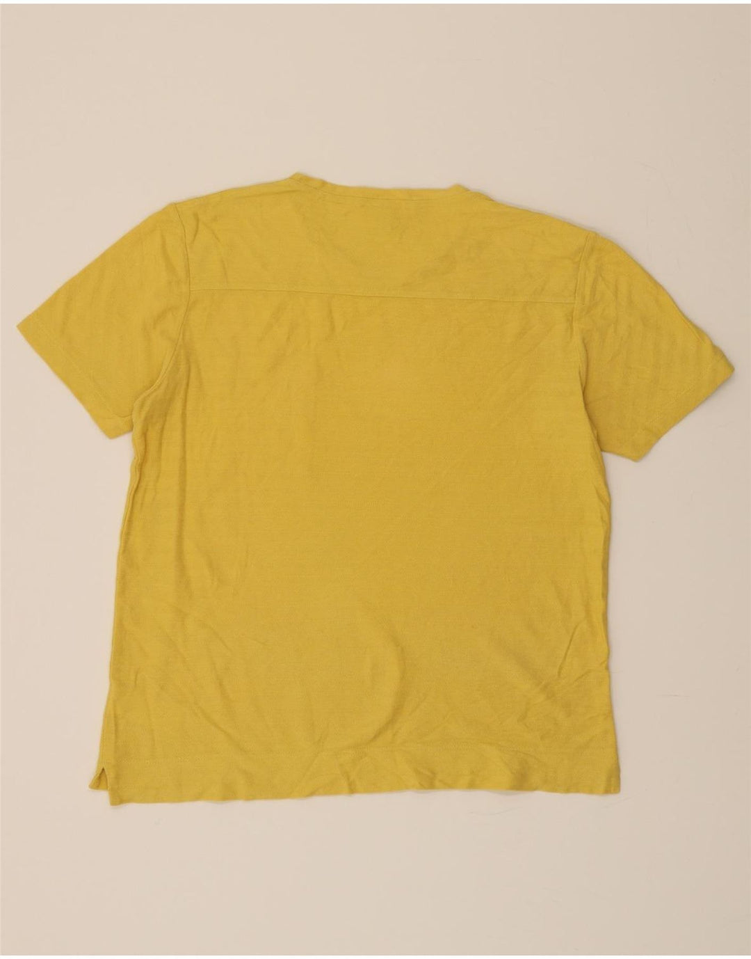 WHISTLES Mens T-Shirt Top Medium Yellow Cotton Vintage Whistles and Second-Hand Whistles from Messina Hembry 