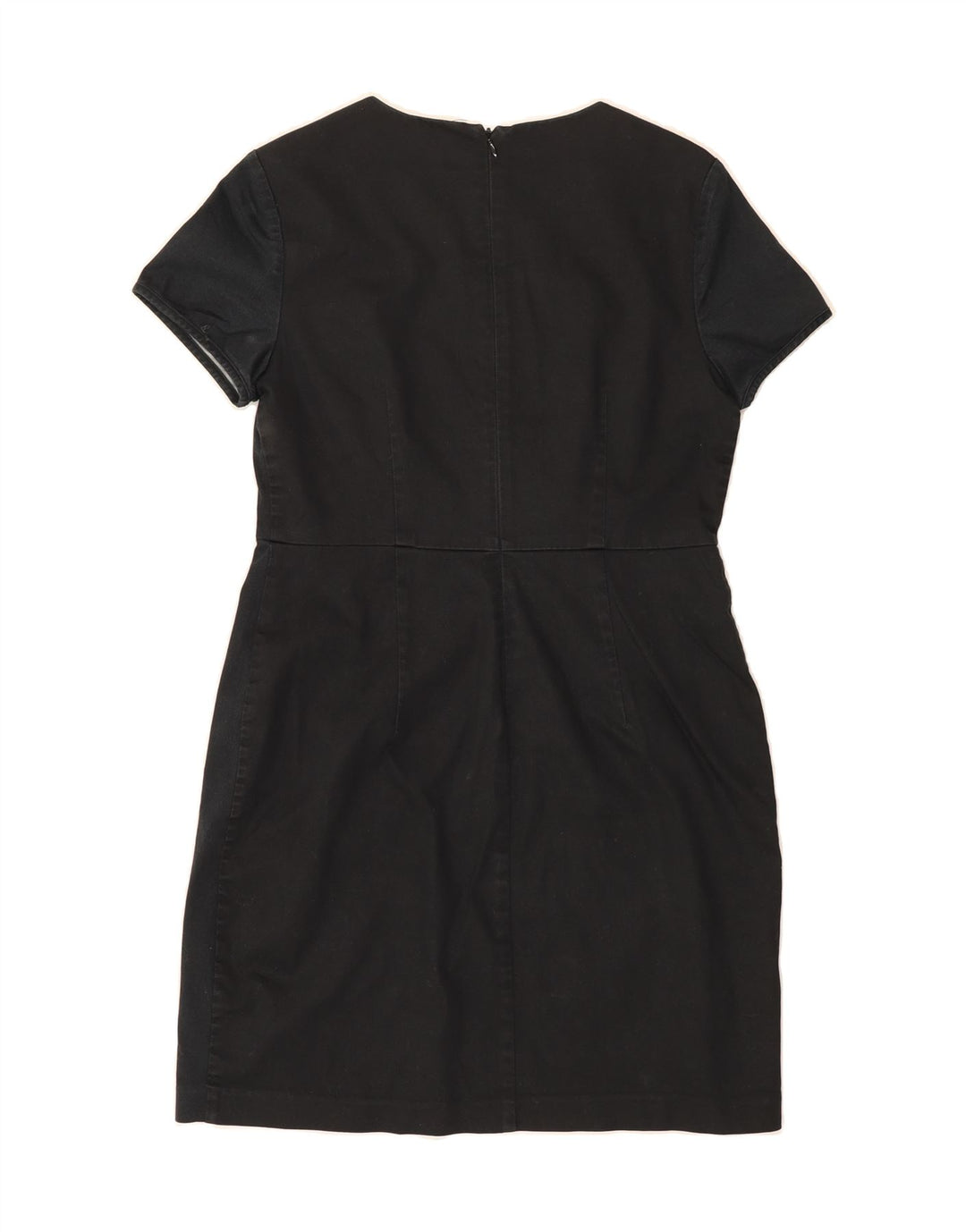 OASIS Womens Sheath Dress UK 12 Medium Black Floral Cotton Vintage Oasis and Second-Hand Oasis from Messina Hembry 