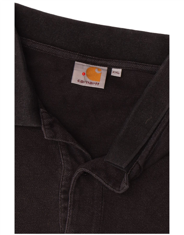 Carhartt herre poloshirt 2XL sort bomuld