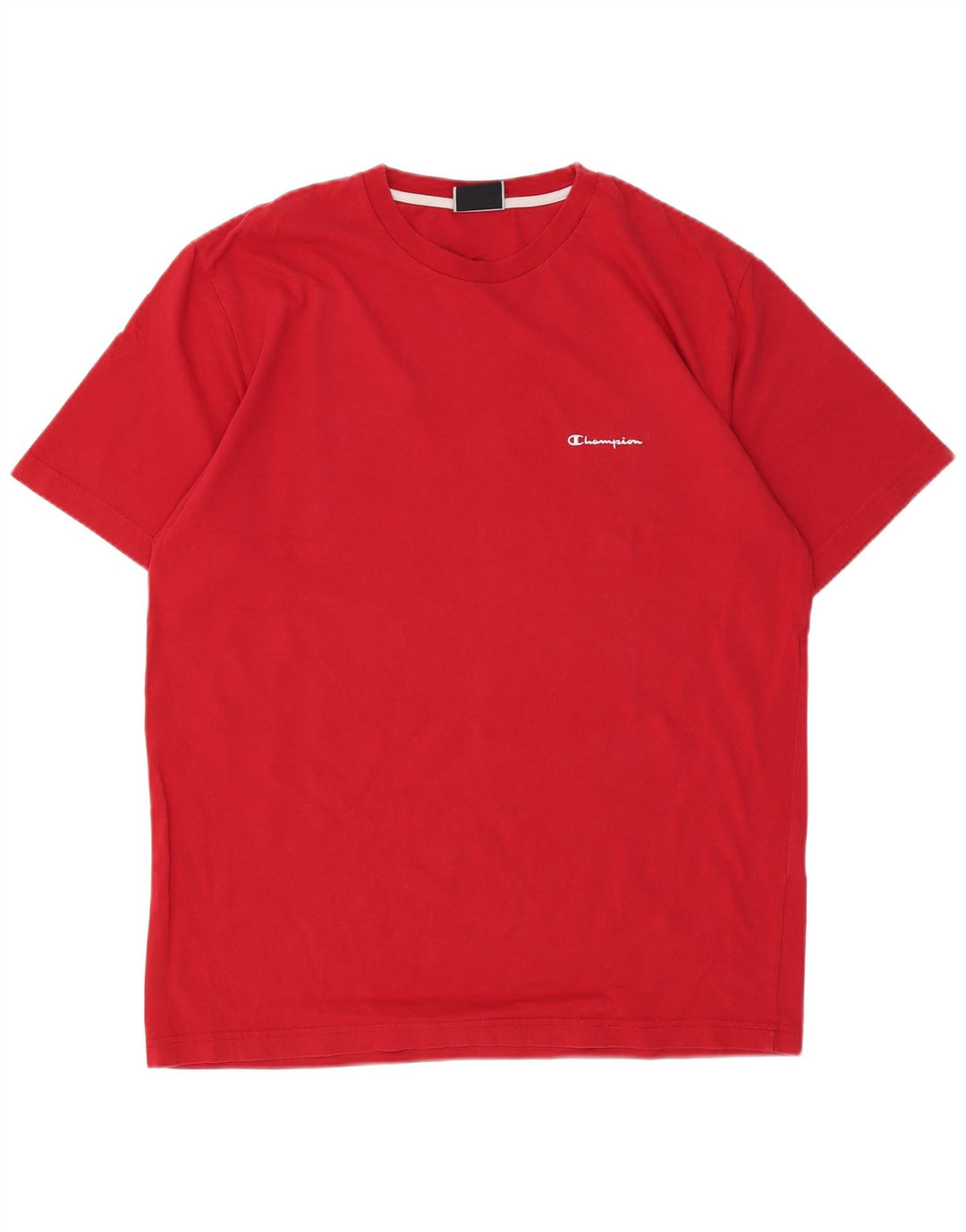 CHAMPION Herre T-Shirt Top XL Rød Bomuld