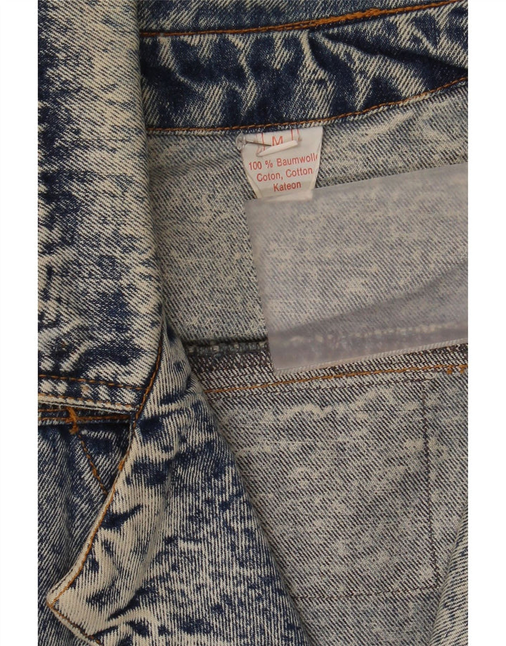 Vintage Herre denimjakke UK 38 Medium Blue Cotton