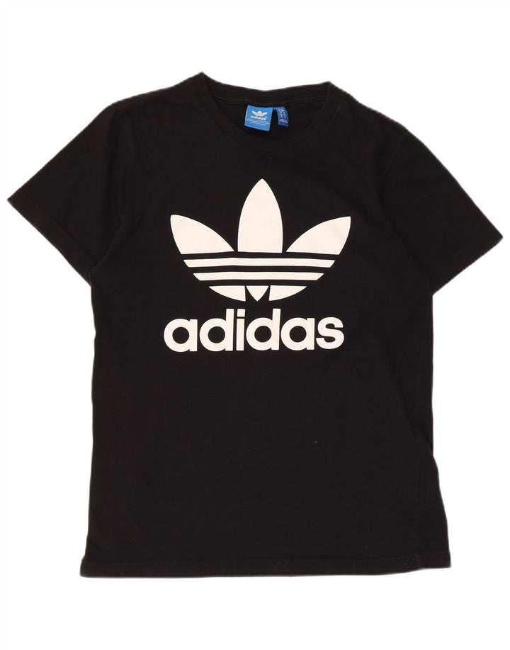 Adidas Herre grafisk T-shirt top lille sort bomuld