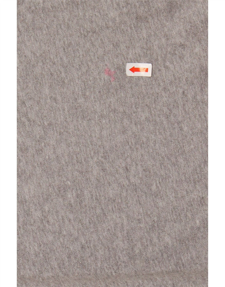 JACK WILLS Graphic Sweatshirt Jumper UK 12 Medium Grey Flecked