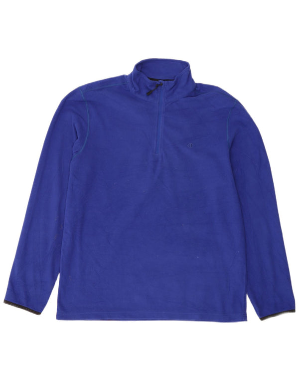 Champion Herre Fleece Jumper med lynlås XL Blå
