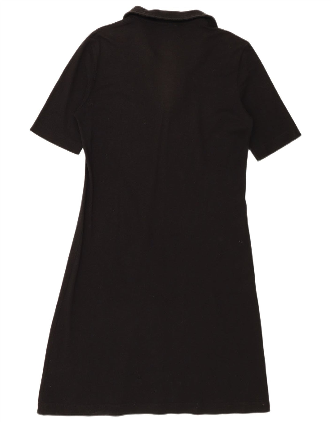 Lacoste Dame Polo Dress Størrelse 44 Large Sort Bomuld