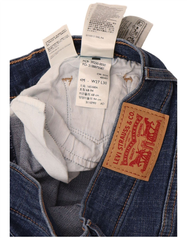 Levi's Dame Klassiske Straight Jeans US 4 Small W27 L30 Blå Bomuld