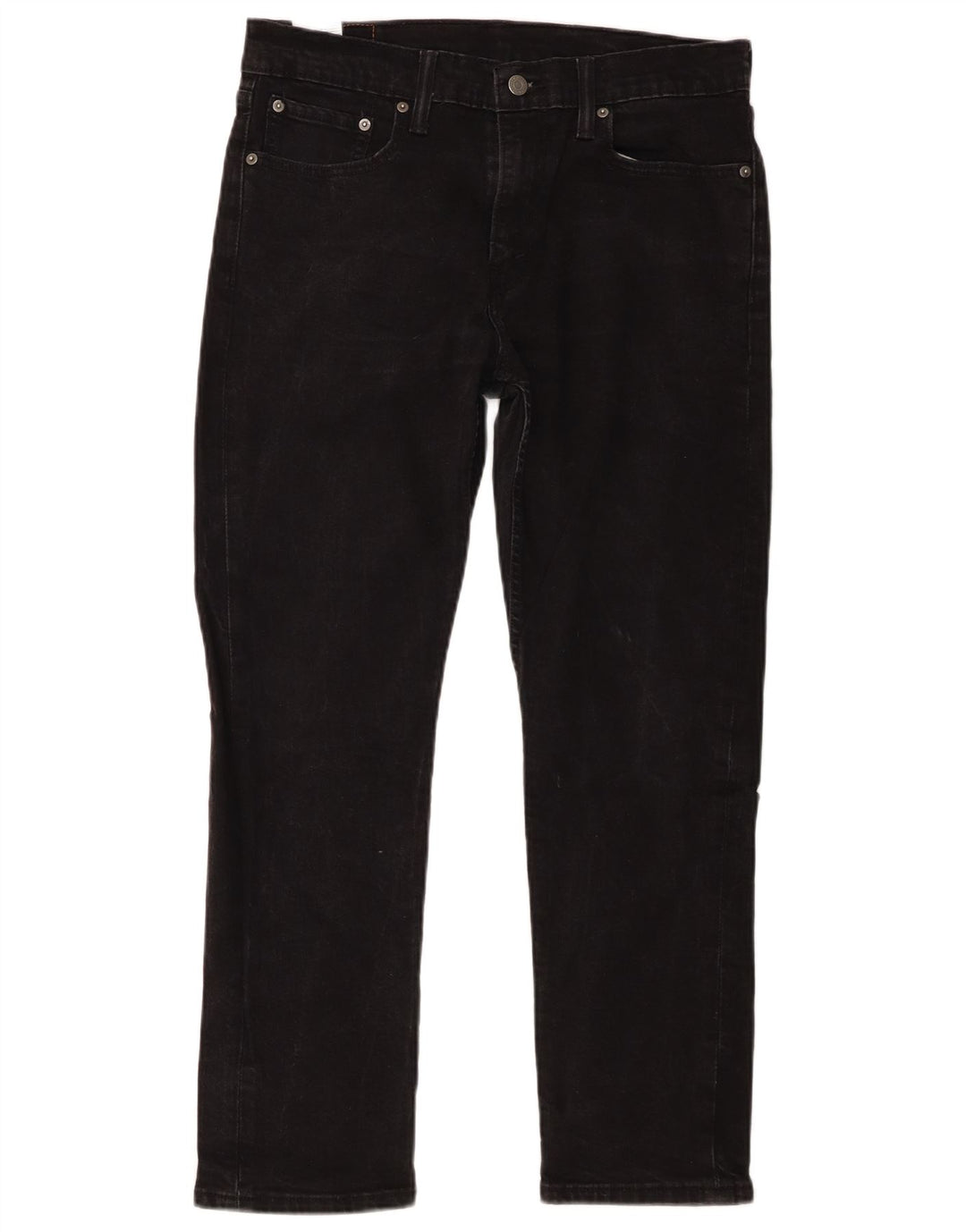 Levi's Herre 502 lige jeans W33 L27 sort bomuld