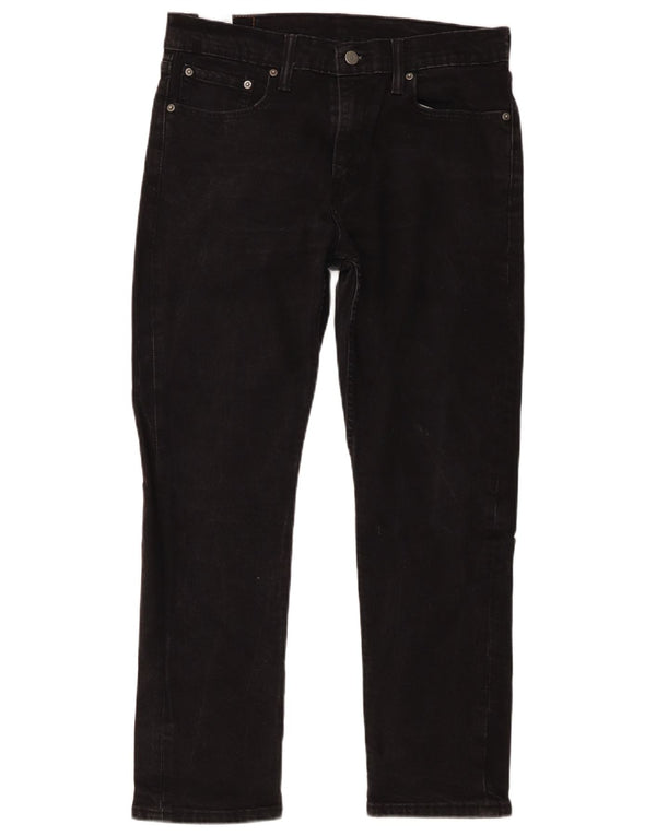 Levi's Herre 502 lige jeans W33 L27 sort bomuld