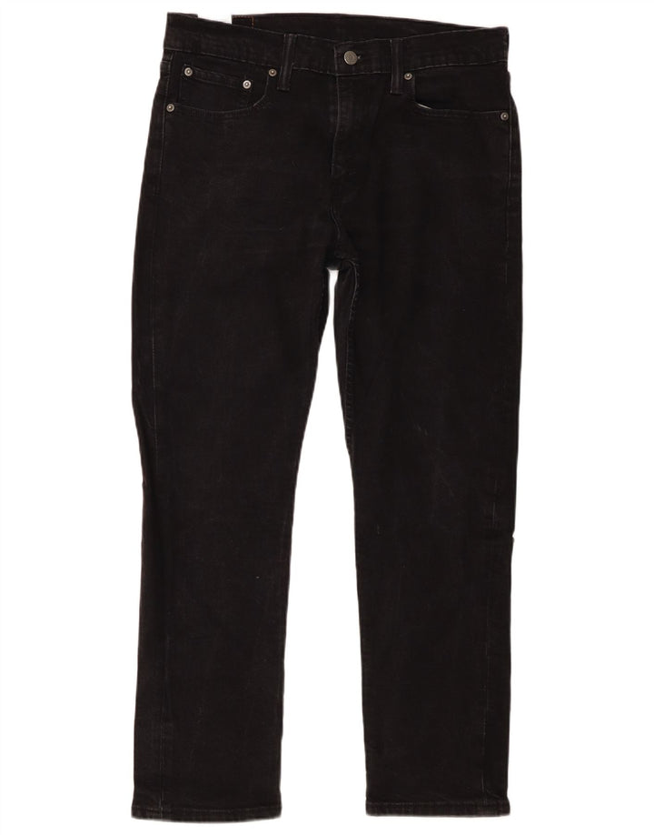 Levi's Herre 502 lige jeans W33 L27 sort bomuld