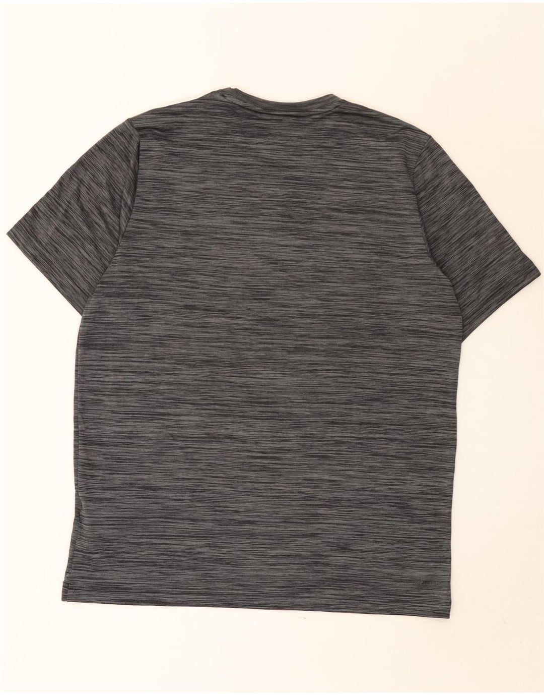 Adidas Herre Aeroready T-Shirt Top Medium Grey Flecked Polyester