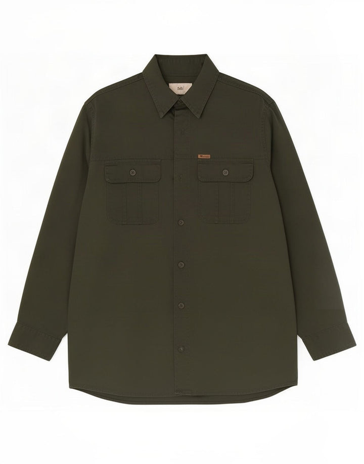 Hunter Herreskjorte Stor Grøn Polyester
