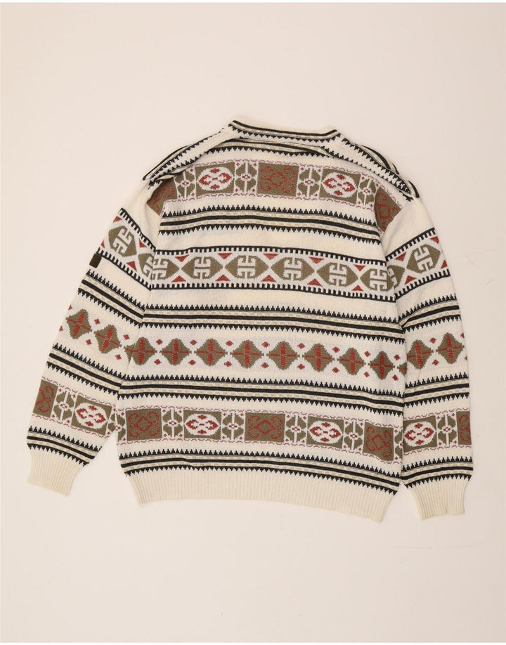Maremma Herre V-hals sweater IT 52 Large Multicolored Fair Isle