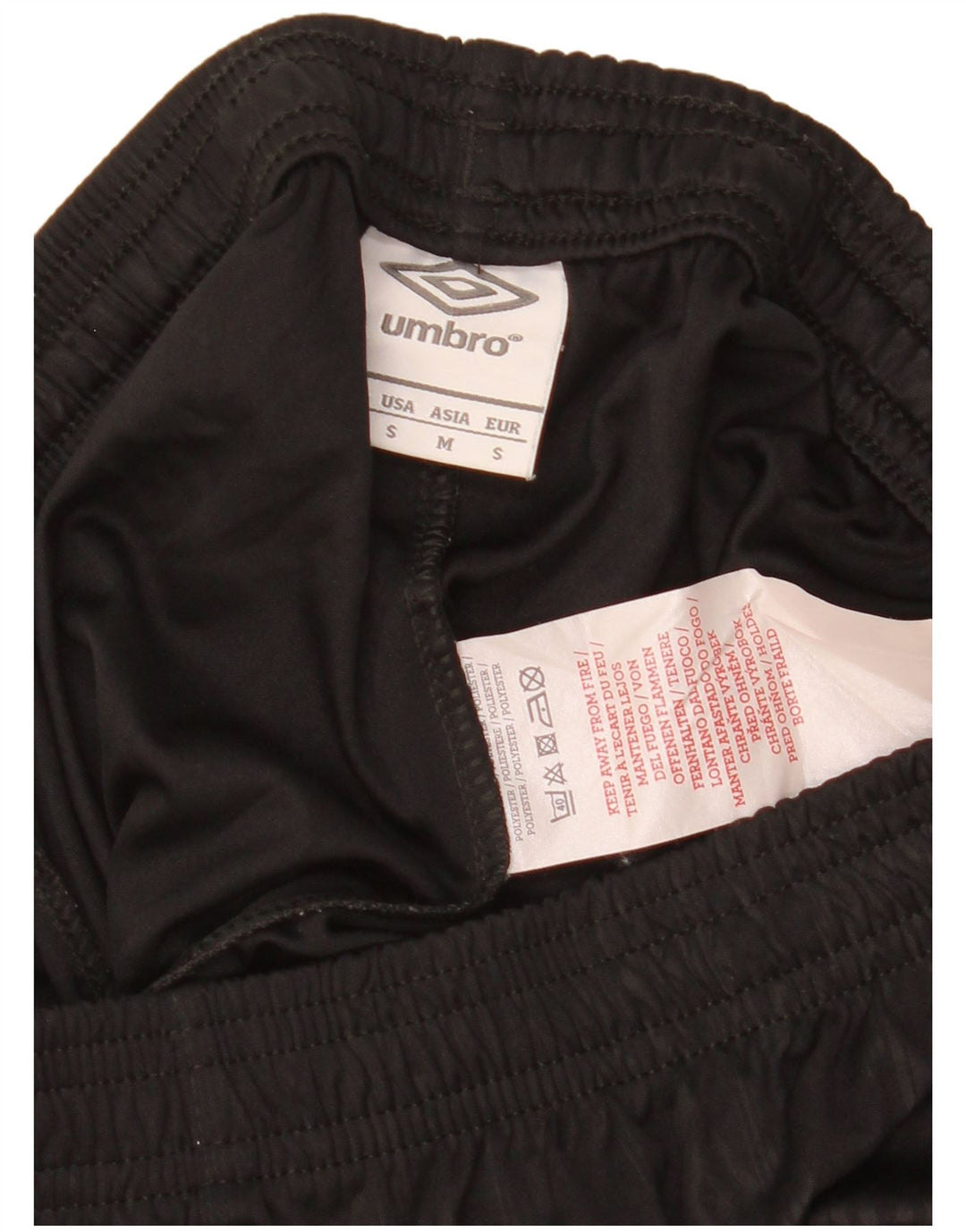 Umbro Herre Sportshorts Small Black Argyle/Diamond Polyester