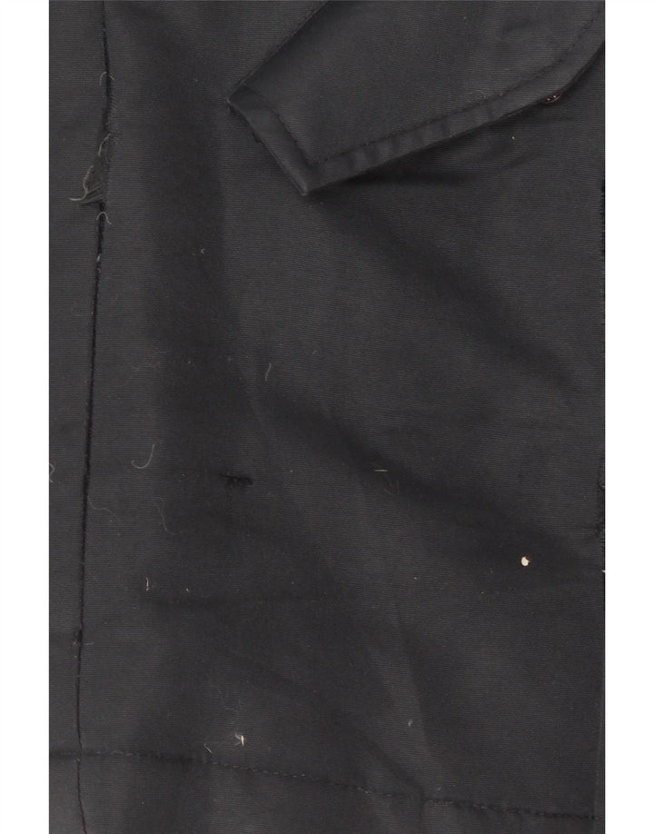 Refrigiwear Dame hættepolstret jakke UK 16 Large Navy Blue Polyester