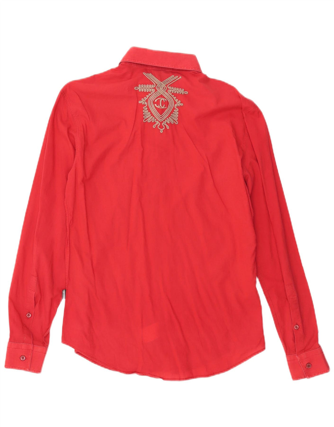 JUST CAVALLI Dameskjorte IT 44 Medium Rød Bomuld