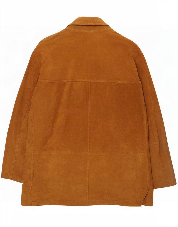 J. C. Twidd Herre Ruskind Overfrakke IT 54 2XL Beige Læder