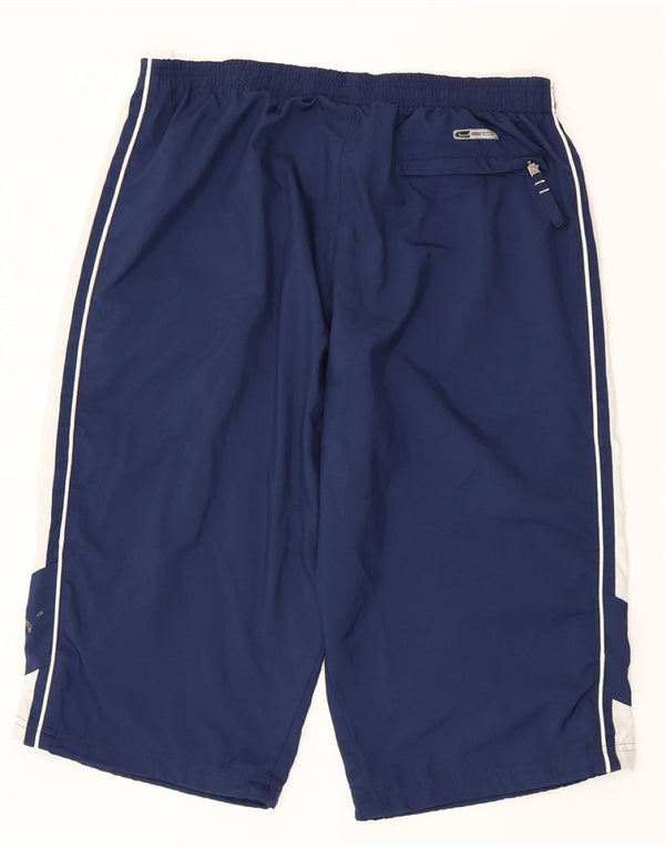 PUMA Herre Bermuda Sportshorts Large Navy Blue Colourblock Polyester