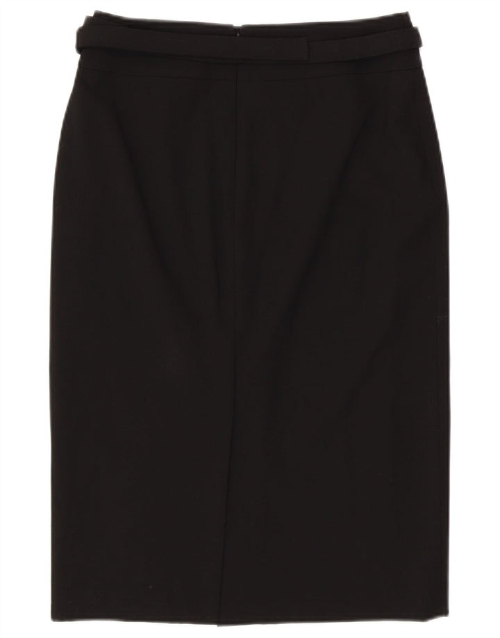 CALVIN KLEIN Blyantnederdel til kvinder US 2 XS W28 Sort polyester