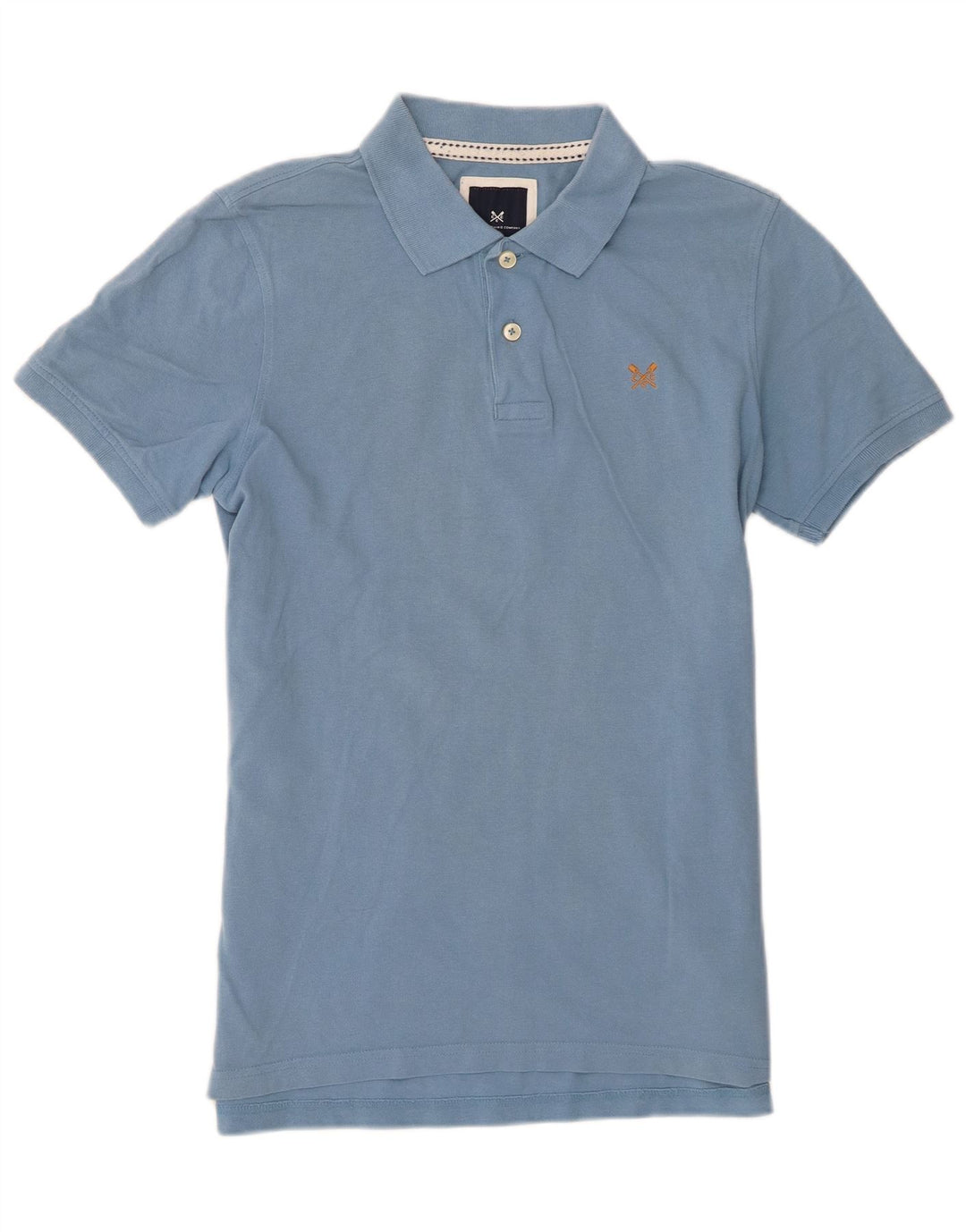 Besætningstøj Herre poloshirt Medium blå bomuld