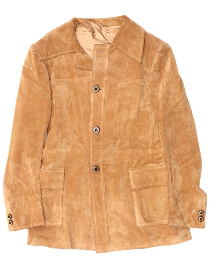 Vintage herre 4-knaps blazerjakke IT 52 XL Beige