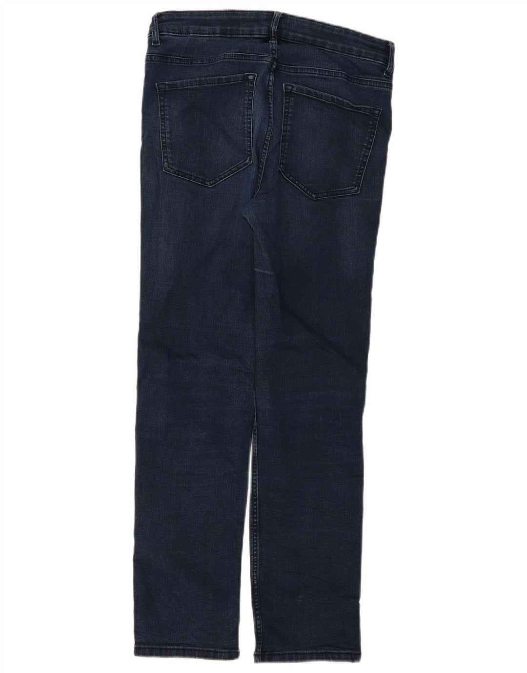 Marks & Spencer Lige jeans til kvinder UK 12 Medium W30 L28 Marineblå