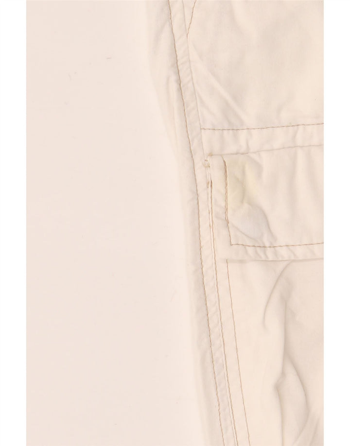 Fordocks Dame Cargo Bermuda Shorts IT 44 Medium W30 Off White Bomuld