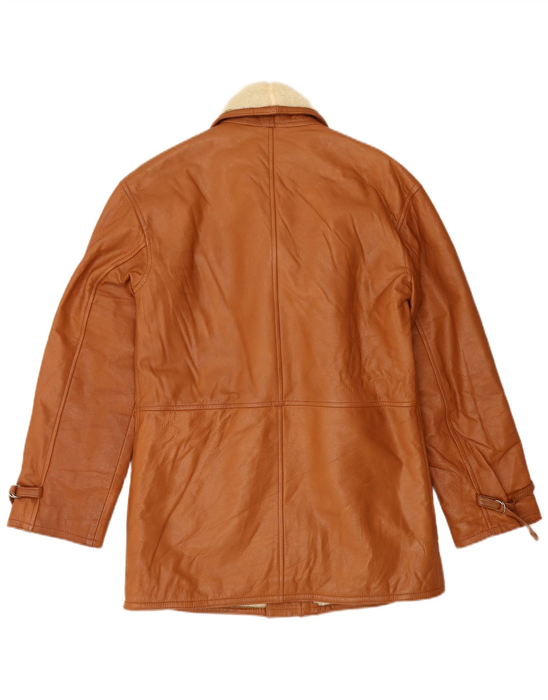 Vintage Herre Shearling Jacket IT 48 Medium Brun