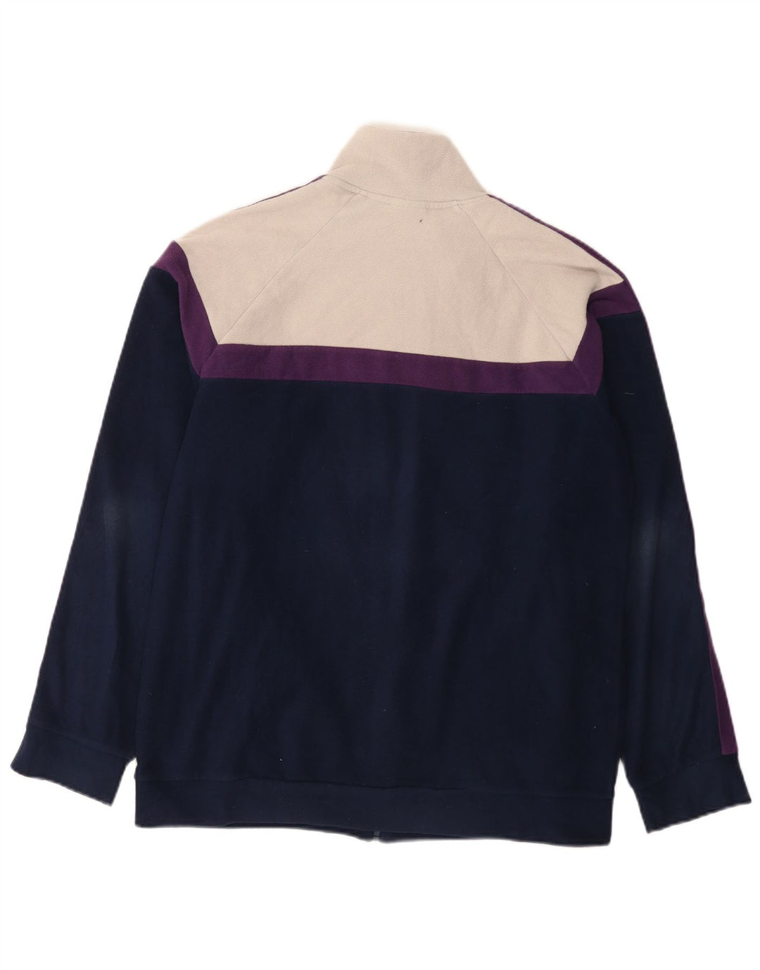 Fila Fleecejakke til mænd UK 40 Large Navy Blue Colourblock