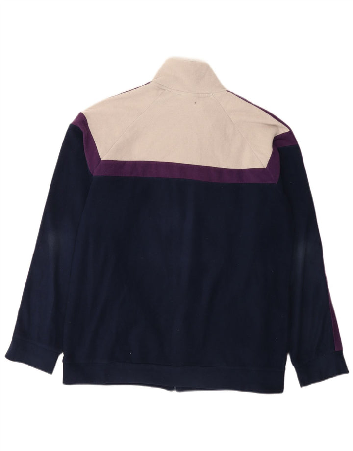 Fila Fleecejakke til mænd UK 40 Large Navy Blue Colourblock
