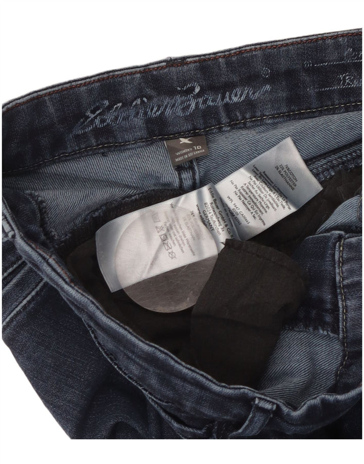Eddie Bauer Dame Curvy Bootcut Jeans US 10 Large W32 L31 Marineblå Bomuld