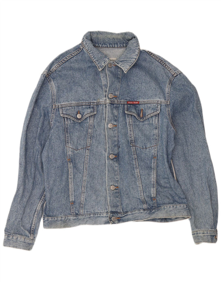PACIFIC TRAIL Mens Denim Jacket UK 38 Medium Blue