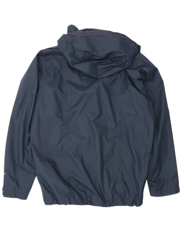 The North Face Herre Hooded Windbreaker Jacket UK 40 Large Navy Blue