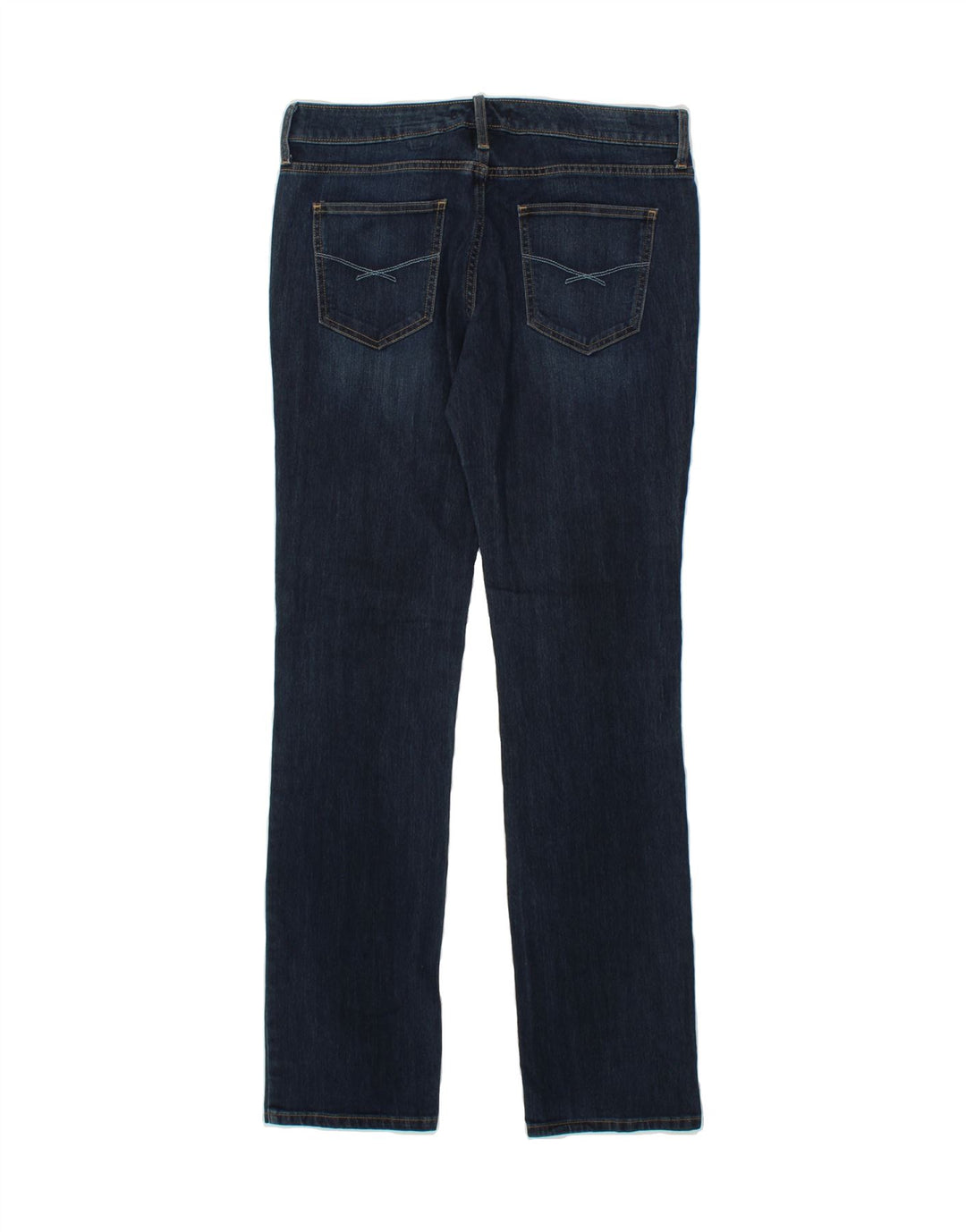 EDDIE BAUER Womens Straight Jeans W28 L32 Navy Blue Cotton Vintage Eddie Bauer and Second-Hand Eddie Bauer from Messina Hembry 