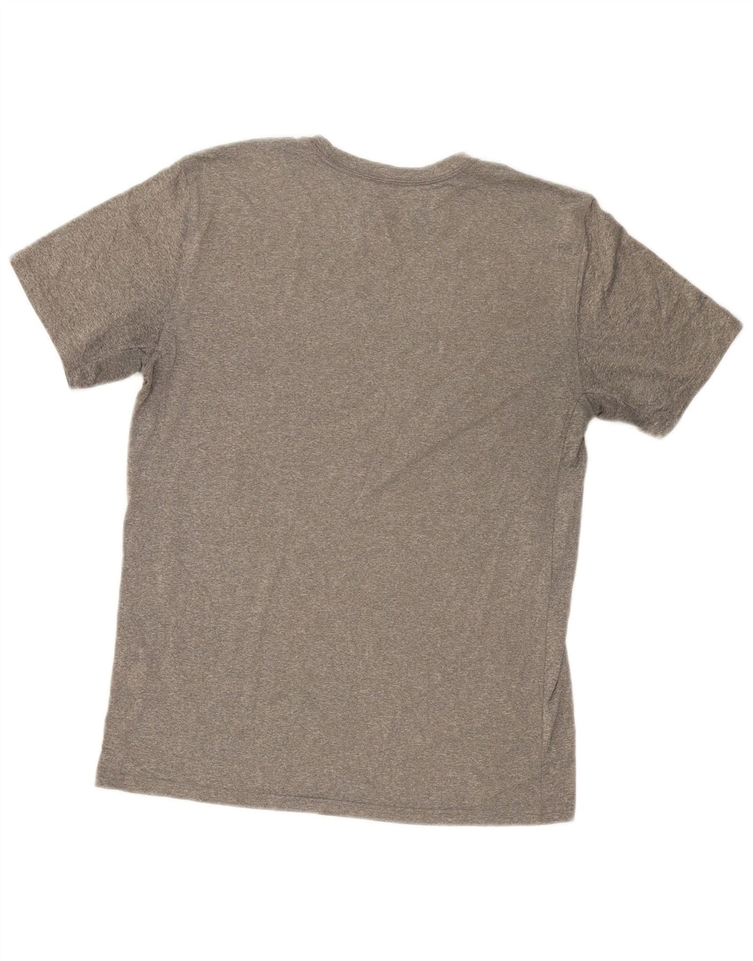 Nike Dame Dri Fit Grafisk T-Shirt Top UK 14 Medium Grey Polyester