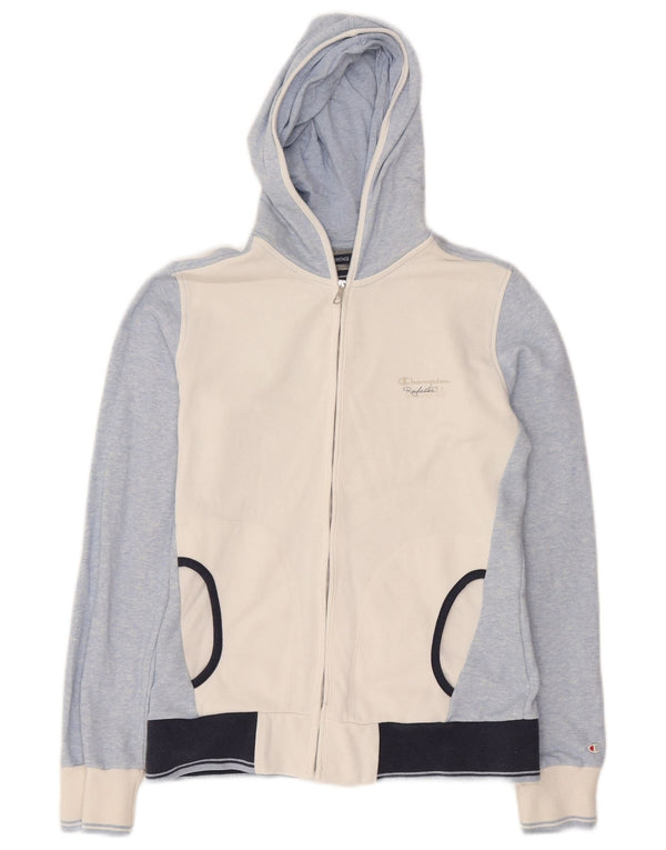 Champion Womens Heritage Fit Hættetrøje med lynlås UK 14 Medium Blue