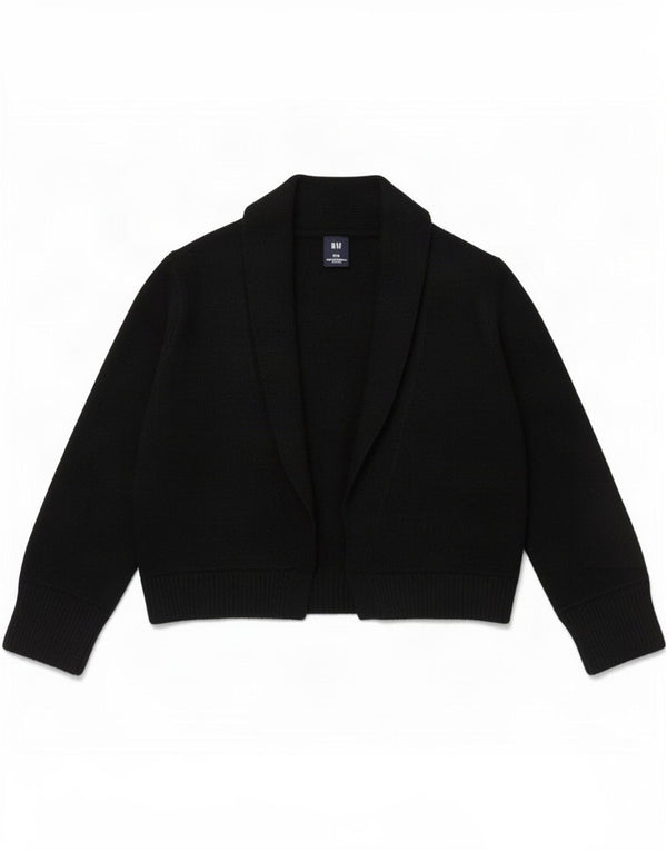 Gap Womens 3/4-ærmet Bolero Jumper UK 10 Small Black Nylon