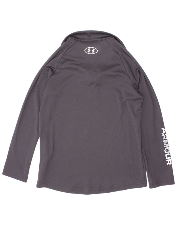 Under Armour Boys Grafisk Pullover Træningsdragt Top 7-8 år Lille Sort