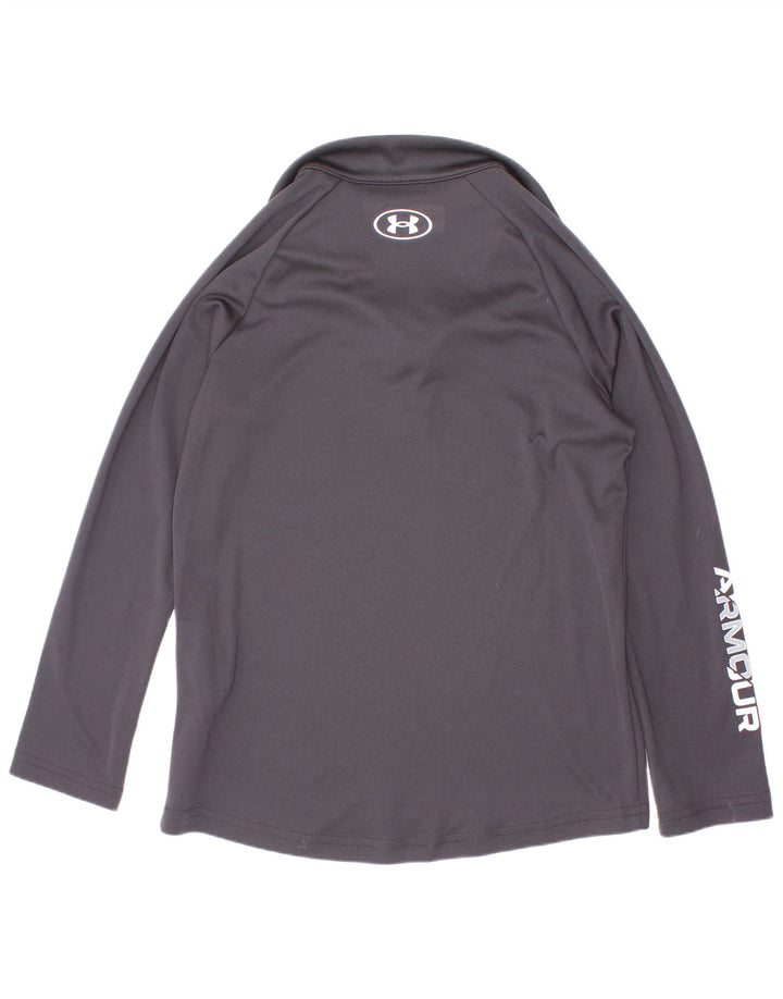 Under Armour Boys Grafisk Pullover Træningsdragt Top 7-8 år Lille Sort