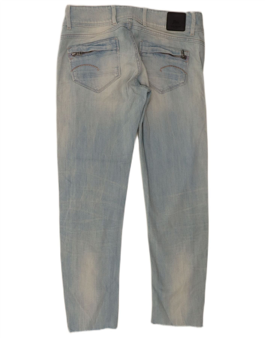 G-STAR Dame Slim Jeans W26 L25 Blå Bomuld