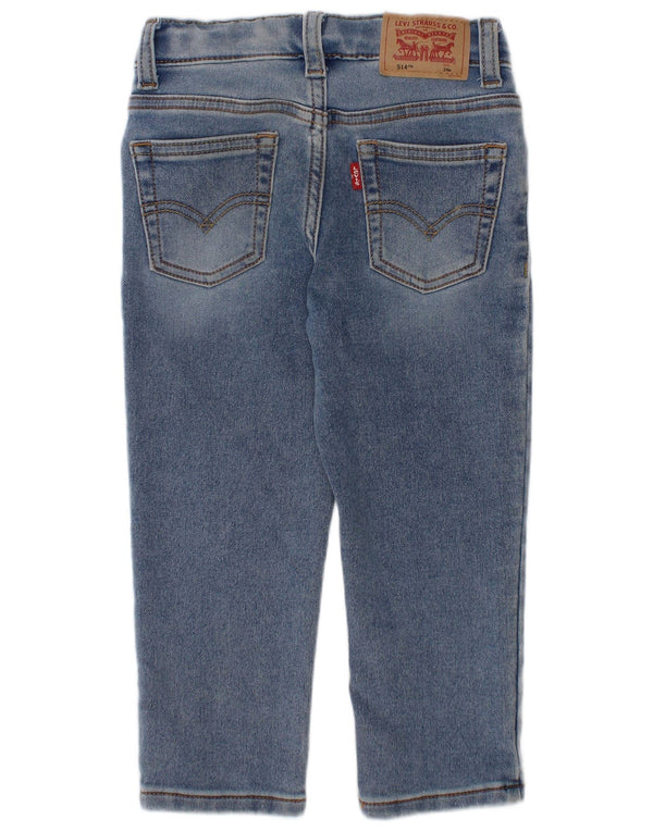 LEVI'S Baby Boys 514 Straight Jeans 18-24 måneder W20 L13 Blå Bomuld