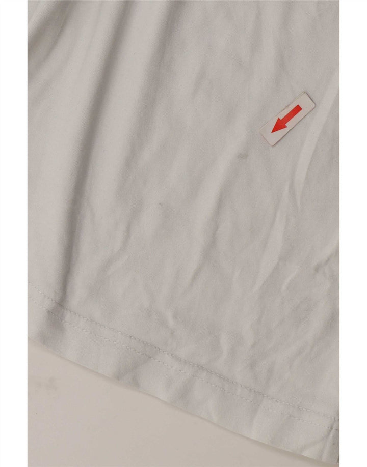 Penguin Herre T-Shirt Top Stor Hvid Bomuld