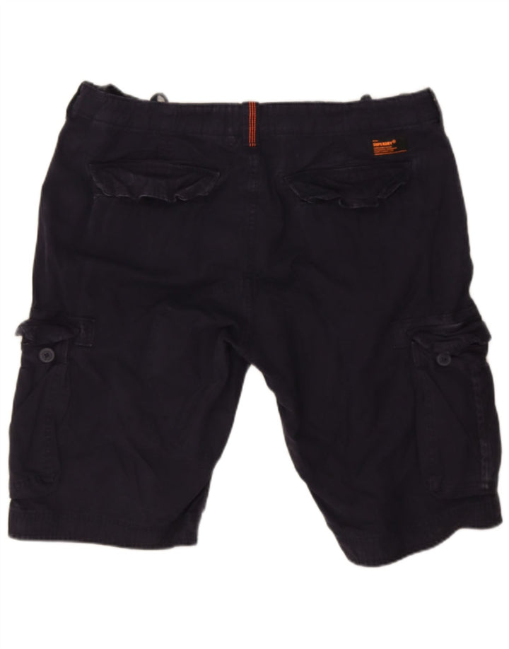 Superdry Slim Cargo Shorts til mænd 2XL W38 marineblå bomuld