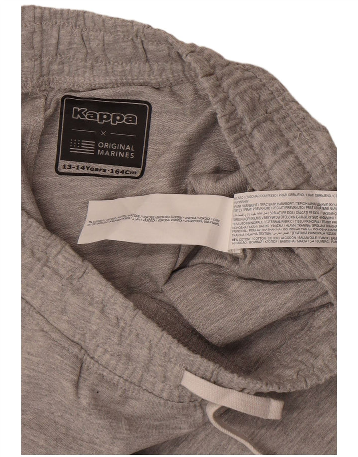 Kappa Boys Sports Shorts 13-14 år Grå Bomuld