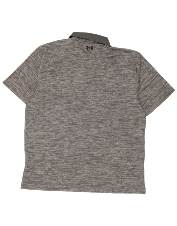 Under Armour Herre Polo Shirt XL Grå Flecked Polyester